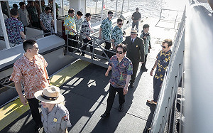 賴清德在夏威夷！當地最大日報《星廣報》頭版刊登｢台灣總統｣到訪