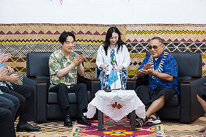 賴總統會晤吐瓦魯國總理戴斐立 盼攜手面對挑戰氣候變遷