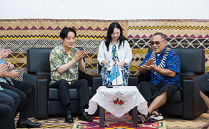 賴總統會晤吐瓦魯國總理戴斐立 盼攜手面對挑戰氣候變遷