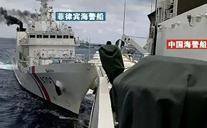 複製圍台劇碼換人演?南海秀肌肉 解放軍南部戰區戰備警巡、海警執法巡查
