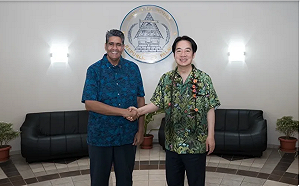 賴清德:台灣協助帛琉啟動「國會演說數位化轉型計畫」