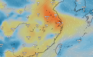 中國霾害明襲台！環境部：明日東北季風增強  西半部空品亮橘燈