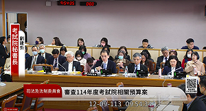 考試院人事遲未通過 藍白聯手刪光出國考察費179萬