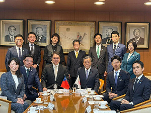 林右昌代賴清德拜訪自民黨 曝民進黨將設青年局推動台日互訪
