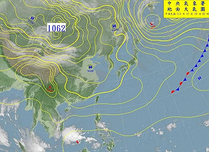 冷高壓中心強!鄭明典貼一圖:可能還有增強空間