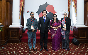 賴清德頒亞洲民主人權獎 承諾強化台灣民主防衛能力