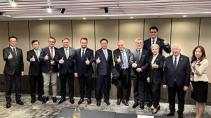 波蘭參議院副議長卡敏斯基率團來訪 國安會祕書長吳釗燮晚宴交流