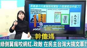 吳怡萱談中國統戰「飆3字經」八炯嗆:謝謝民眾黨跳入國民黨不敢跳的坑