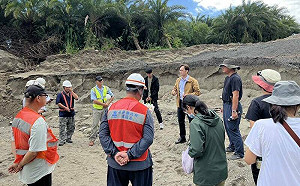 花蓮193縣道疑挖到新石器遺址 加灣路段緊急暫停施工