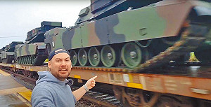M1A2T抵台 台北港15日晚間全碼頭保養暫停作動