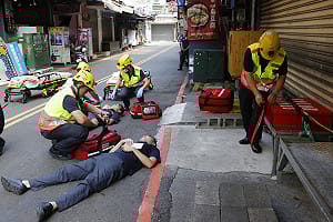 逢甲商圈救災演練  防範意外再發生