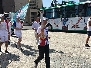 倒數8天！世大運聖火回主場 繞行101、四四南村