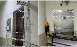 藍委用膠帶封門強闖選罷法 律師轟自肥：依大法官解釋違憲無效