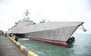 近8年第1次！美國海軍艦艇訪問柬埔寨 獨立級LCS薩凡納號停靠西哈努克港