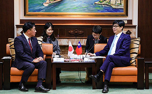 大樹舊鐵橋牽起緣分 日本沼津市長拜會陳其邁促觀光交流