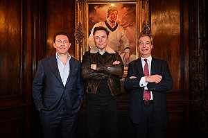 馬斯克捐款英國第三大黨?英媒:恐是史上最大一筆政治獻金