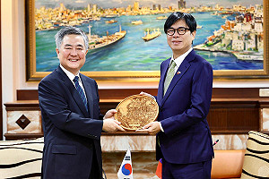 韓國駐台代表晤陳其邁  盼深化雙方半導體、觀光交流合作