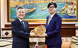 韓國駐台代表晤陳其邁  盼深化雙方半導體、觀光交流合作