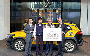 向小黃司機致敬！勤美洲際酒店平安夜送200份聖誕禮物