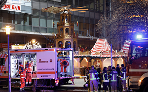 德國東部馬德堡汽車衝撞耶誕市集釀2死 警逮1嫌疑人