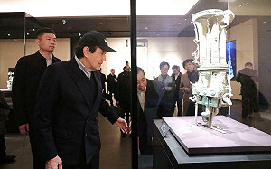 參訪三星堆博物館 馬英九讚嘆：三千年前文物能保存下來讓人感動
