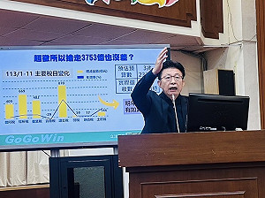 財政部不排除再提財劃法修正 郭國文批藍全名是「禍國殃民黨」