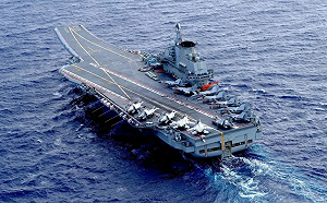 衛星圖像顯示遼寧艦進行重大升級 印媒：將搭載殲-35艦載戰鬥機