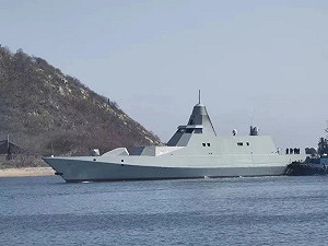 雷達看不到它! 有垂發系統 中國最新隱形護衛艦海試 或將取代056A型艦