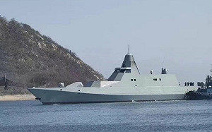 雷達看不到它! 有垂發系統 中國最新隱形護衛艦海試 或將取代056A型艦