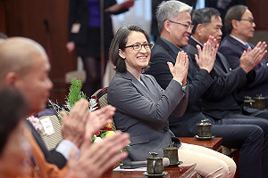 接見金舵獎暨旭青獎得獎人 蕭美琴肯定協助青少年迷途知返