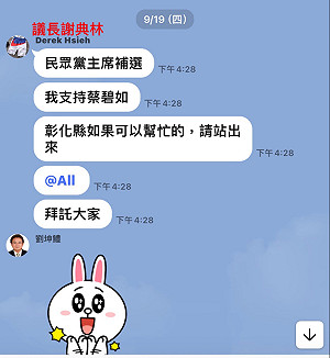 謝典林運作蔡壁如攻黨主席?陳智菡:有人聯合外部勢力走不同方向
