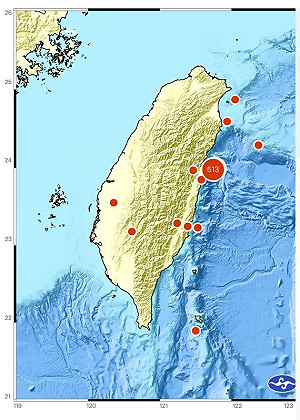 0403餘震!花蓮今5.2再襲 氣象署:恐再有規模5以上強震