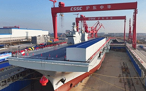 用來攻台和嚇菲律賓? 解放軍4萬噸076兩棲攻擊艦下水 電磁彈射威脅東南亞