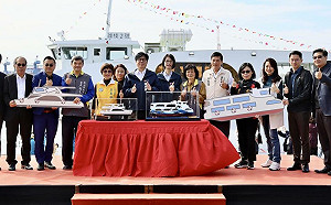 力推旗鼓電力驅動新渡輪  陳其邁邀民眾同享100分旗艦旅程  