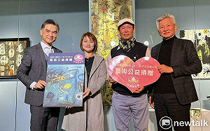 詩人畫家張韻明展出「破墨磨新」   義賣所得捐甘霖基金會