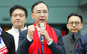 新年藍營迎大罷免 朱立倫:對民眾來講台股大跌更重要