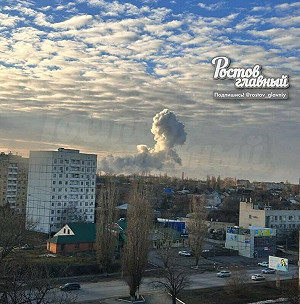 (影) 俄火箭燃料庫遭飛彈攻擊! 爆炸煙霧直衝雲霄 2套S-300也炸毀