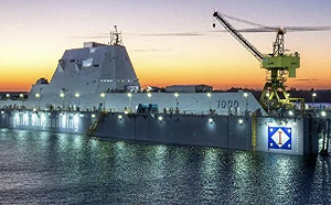 美最強驅逐艦現身! 朱姆沃爾特驅逐艦改裝 拆2艦砲裝12高超音速導彈垂發