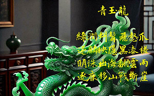 詩》青玉龍 