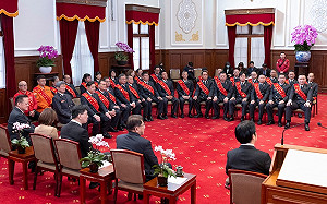 賴清德接見鳳凰獎楷模　盼共同打造更具韌性的防救災體系