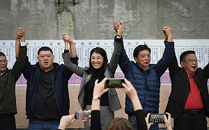 簡賜勝贏得草屯鎮長補選  致謝許淑華有肚量力挺