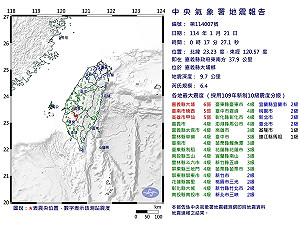嘉義6.4地震!郭鎧紋提醒:一個月內還是要小心大地震發生機會