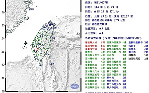 嘉義6.4地震!郭鎧紋提醒:一個月內還是要小心大地震發生機會