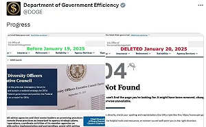 DOGE第一刀砍向它! 政府效率部首日即關DEIA網站 這網頁也「Go Home」了