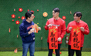 先嗆「開球幾次、投很準」 蔣萬安合體朱育賢、陳子豪比棒球九宮格仍落敗