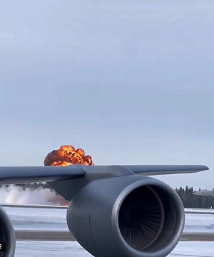 美F-35「飛行故障」墜毀 「落葉飄」炸成火球