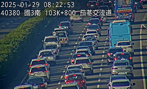 走春車潮不斷湧現！國道一度時速不到10公里 下午壅塞路段這裡看