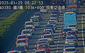 走春車潮不斷湧現!國道一度時速不到10公里 下午壅塞路段這裡看