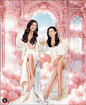 大S、劉真「天上同穿美鞋」畫面曝光  網：美麗的天使