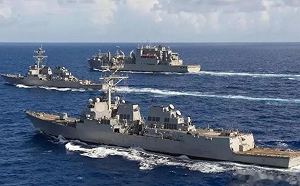 印度海軍3艦同時入列! 莫迪喜稱巨大進步 一看全是「混血兒」